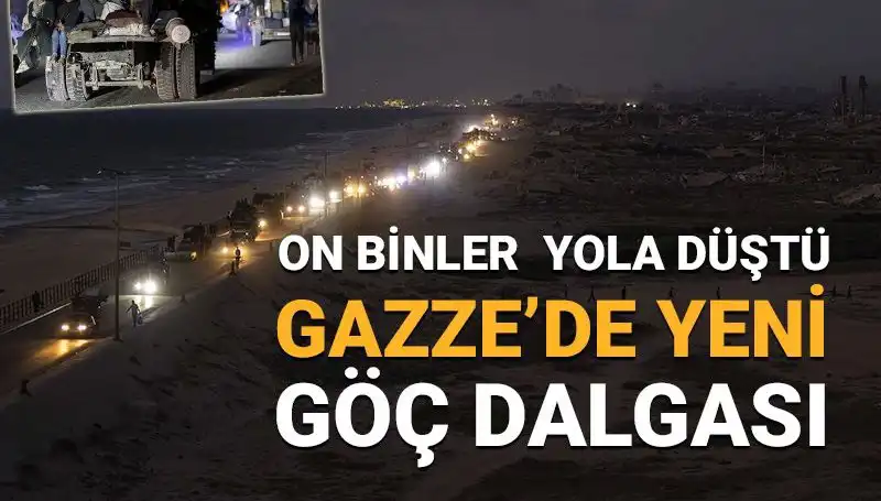 Gazze’de Yeni Göç Dalgası: Savaş ve İnsani Kriz Derinleşiyor
