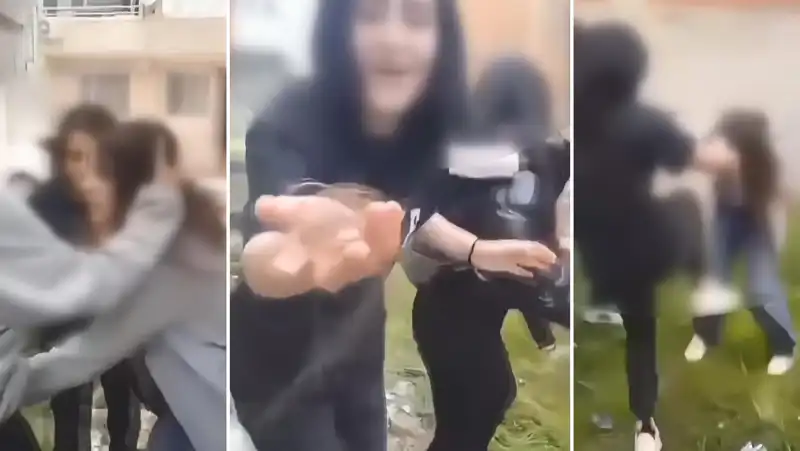 İstanbul'da Gençler Arasında Zorbalık: Korkunç Anlar Kamerada Yer Aldı
