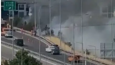 Anadolu Otoyolu’nda Yangın Paniği: Sigara İzmariti Dehşet Saçtı