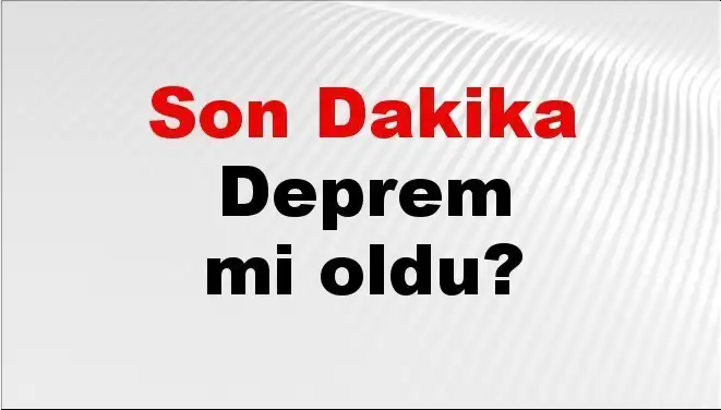 Kütahya’da Son Dakika Depremi: Merkez Üssü Neresi?