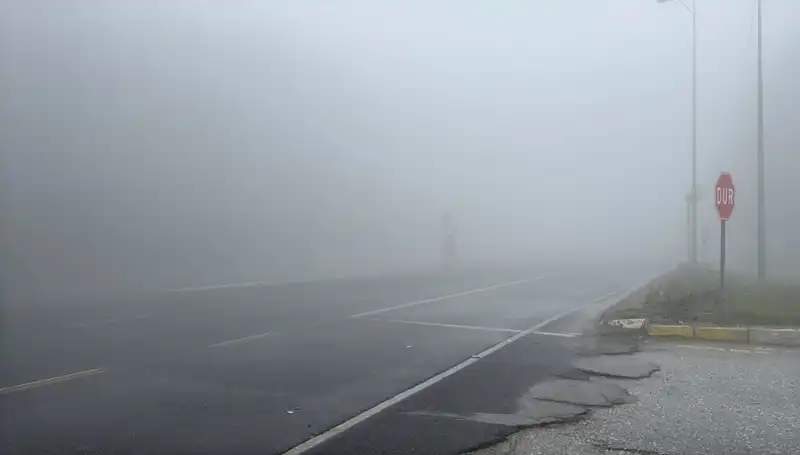 Bolu Dağı'ndaki Sis, Sürücüleri Zor Durumda Bıraktı!