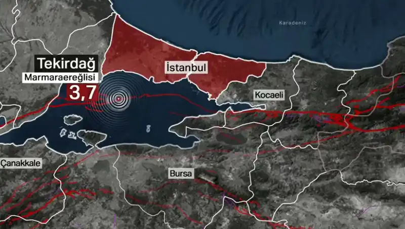 Marmara Denizi'nde 3,7 Büyüklüğünde Deprem: Uzmanlardan Açıklamalar ve Tüyler Ürperten Detaylar