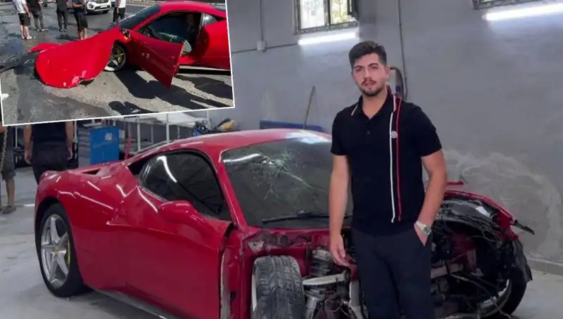 15 Milyonluk Ferrari Hurdaya Döndü: Sahibinin Duygusal İtirafı