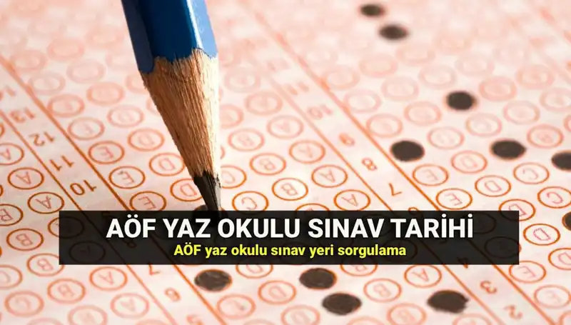 Anadolu Üniversitesi AÖF Yaz Okulu Sınav Yerlere Duyuruldu! Öğrenciler Dikkat!